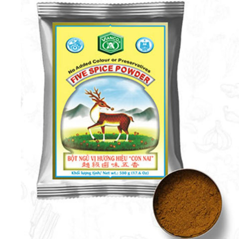 VIANCO, FIVE SPICES POWDER, 500G BOT NGU VI