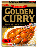 S&B, GOLDEN CURRY SAUCE WITH VEGETABLES HOT 230G