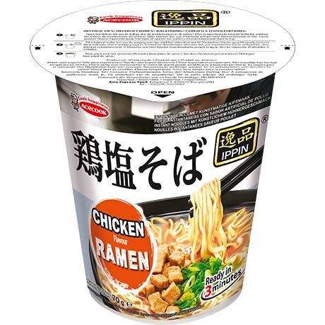 ACECOOK  Instant Noodles Ippin Chicken in cup, 70g