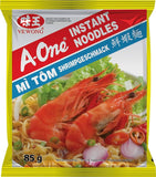A-ONE, INST NOODLE SHRIMP 85G