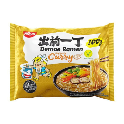 NISSIN, INSTANT NOODLE CURRY 100G