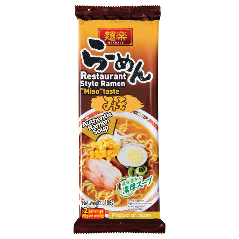 HIKARI MISO, RESTAURANT STYLE RAMEN MISO TASTE 188G