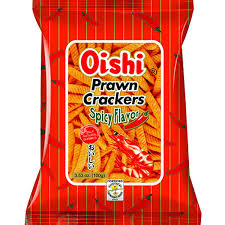 OISHI PRAWN CRACKER SPICY 60G