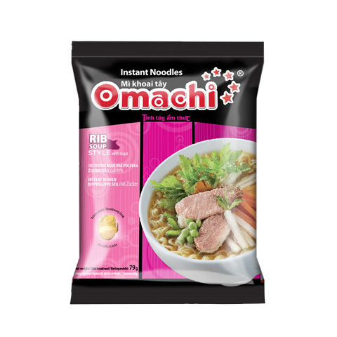 OMACHI INSTANT NOODLE PORK RIB 80G, SUON HEO