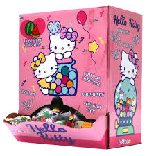 HELLO KITTY, CHEWING GUM WATER MELON/ strawberry