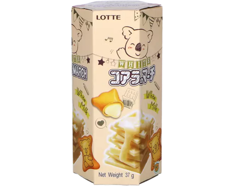 LOTTE, KOALA BISCUIT MARCH WHITE MILK CREAM 37G