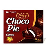 LOTTE, CHOCOPIE CACAO 12 PCS, 408G, BROWN