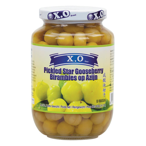 X.O PICKLE MAYOM STAR GOOSEBERRY 454G