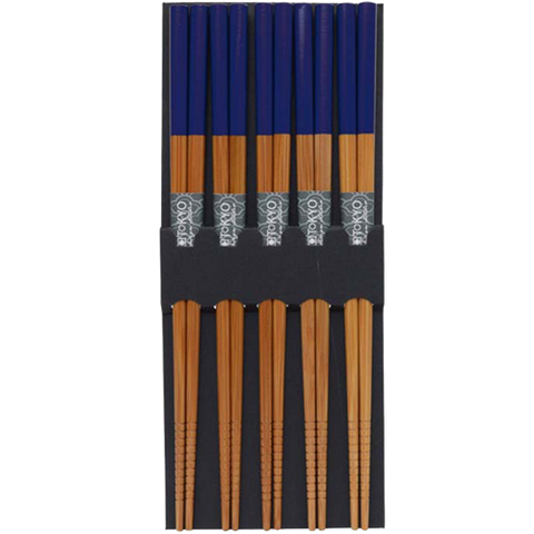 NF, CHOPSTICKS AND REST 5 MIX BLUE, 1PAIR