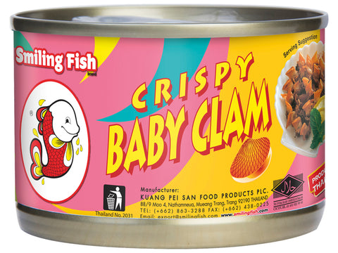 SMILING FISH, CRISPY BABY CLAMS, 30G