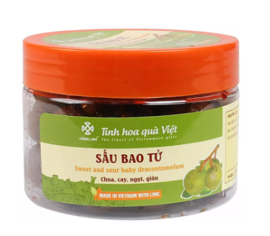 HONG LAM, SWEET AND SOUR DRACONTOMELON, 200G, SẤU CHUA NGỌT, 200G