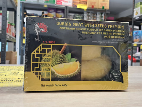 MJ DURIAN RAW MEAT WITH SEEDS PREMIUM 400G