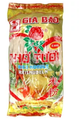 GIA BAO, RICE NOODLE 5MM, PHỞ TƯƠI 5MM, 500G