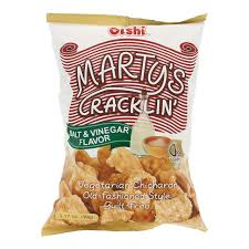 OISHI, MARTY CRACKLING SALT AND VINEGAR CHICHARON 90G