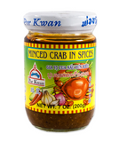 PORKWAN, SPICY CRAB PASTE IN JAR 200G