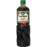 KK SOY SAUCE LESS SALTY, 1 LITER