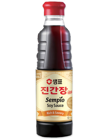 SEMPIO, SOY SAUCE JIN GOLD F3 RICH&SAVORY 500ML