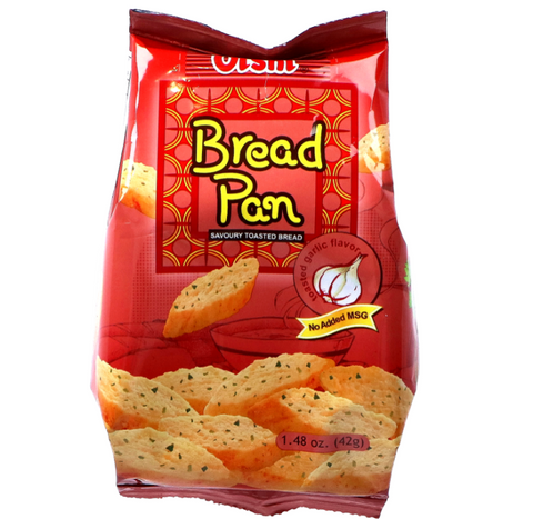 OISHI PAN BREAD TOASTED GARLIC 42G