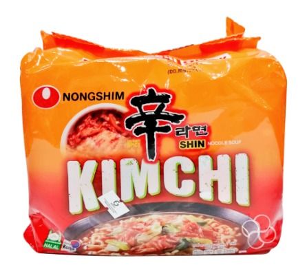 NONGSHIM, KIMCHI RAMYUN FAMILY PACK 600G