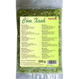 VIETNAM, GREEN FLAT RICE COM DEP 200G