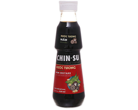 CHINSU, SOY SAUCE WITH SHIITAKE FLAVOR 330ML