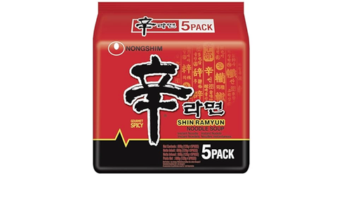 NONGSHIM, SHIN RAMYUN, VERY HOT, FAMILY PACK 600G