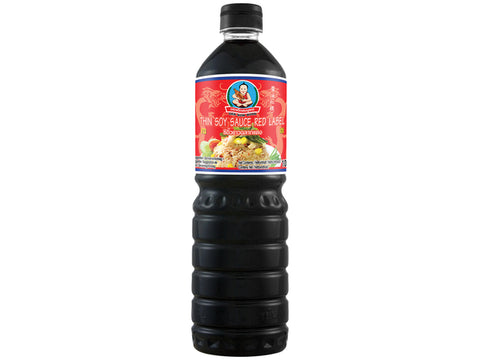 DEK SOM BOON, HEALTHY BOY, THIN SOY SAUCE RED LABEL 1L