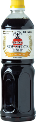 DAISHO, SOY SAUCE LIGHT, NATURAL BREWED 1 LITER