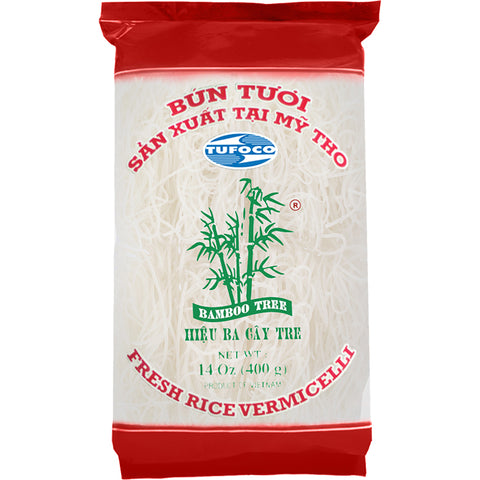 BAMBOO TREE, RICE VERMICELLI RED, 400G, SQUARE 8 PC