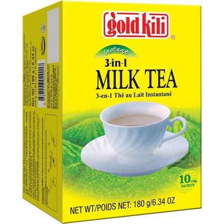 GOLD KILI, 3 IN 1 MILK TEA 10X18G