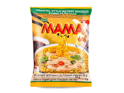 MAMA, INSTANT NOODLE PORK 60G