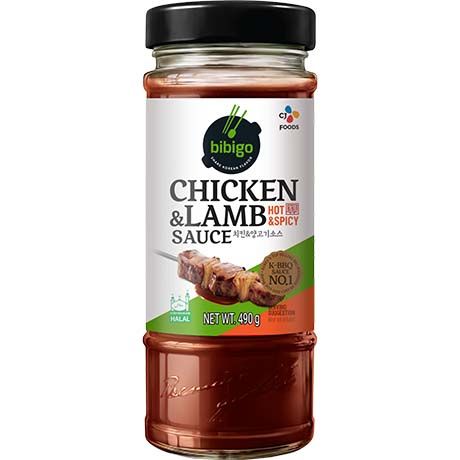 BIBIGO  Chicken & Lamb Sauce Hot & Spicy 490G