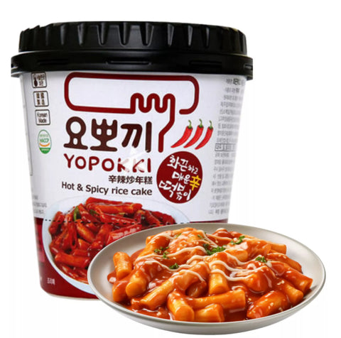 YOPOKKI RICECAKE  HOT & SPICY 120G