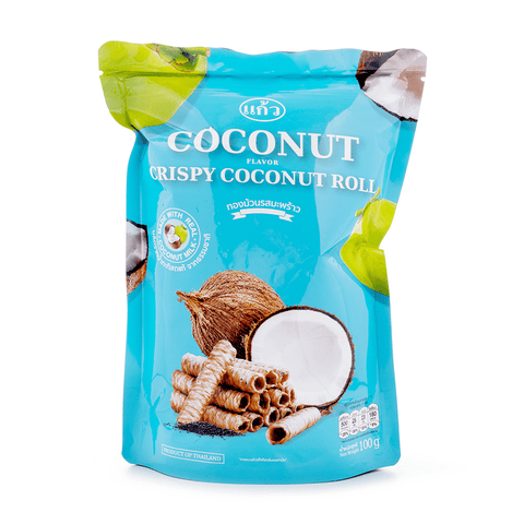 KAEW, THAI CRISPY COCONUT ROLLS 150G