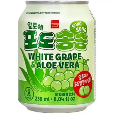 WANG, WHITE GRAPE & ALOE VERA JUICE 238ML
