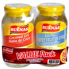 BUENAS, NATA DE COCO WHITE AND KAONG WHITE, 2 X340G