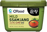 CJ, OFOOD MILD SSAMJANG SEASONED SOY BEAN PASTE FOR DIPPING 500G