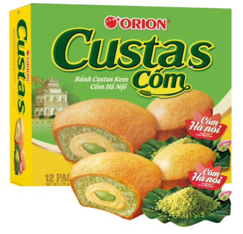 ORION, VN GREEN RICE FLAKE SOFT PIE 276G