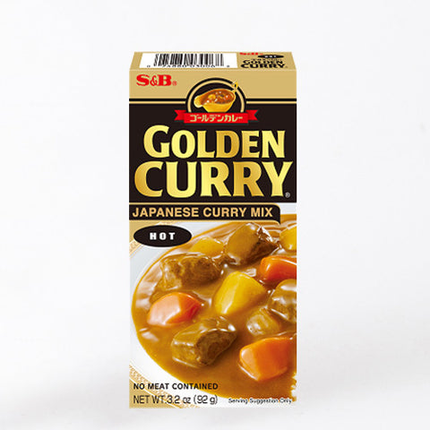 S&B, GOLDEN CURRY HOT 92G