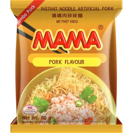 MAMA, INSTANT NOODLE PORK 90G