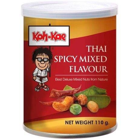 KOH-KAE, COATED PEANUT THAI MIX SPICY 110G