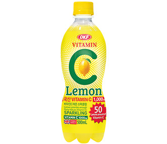 OKF, SPARKLING VIT C LEMON 500ML