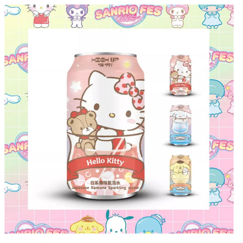 HIGHUP, HELLO KITTY SPARKLING RAMUNE 330ML