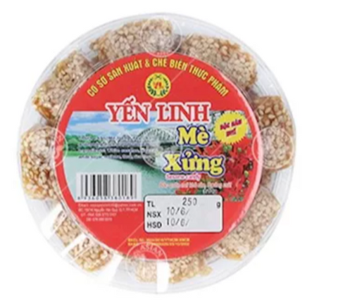 YEN LINH, SESAME PEANUT CANDY 250G