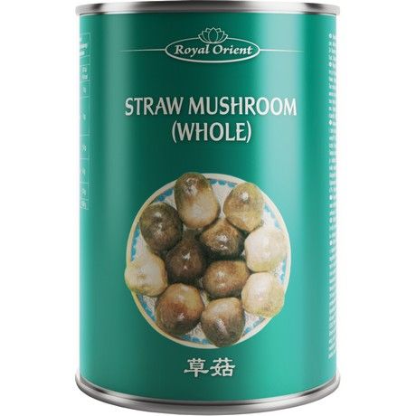 ROYAL ORIENT, STRAW MUSHROOM WHOLE 425G