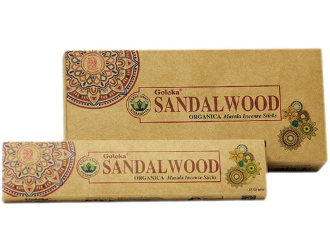 GOLOKA INCENSE ORGANIC SANDALWOOD