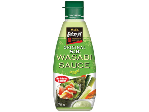 S&B, WASABI SAUCE BOTTLE, 170G