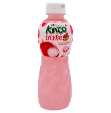 KATO, LYCHEE JUICE WITH NATA DE COCO 320ML