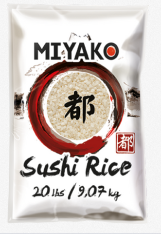 MIYAKO, SUSHI RICE 9.07KG