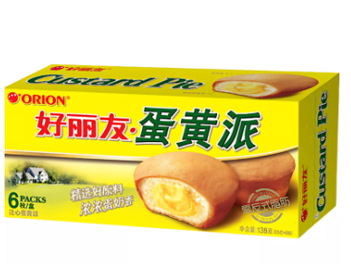 ORION CUSTARD CHINA, 138G